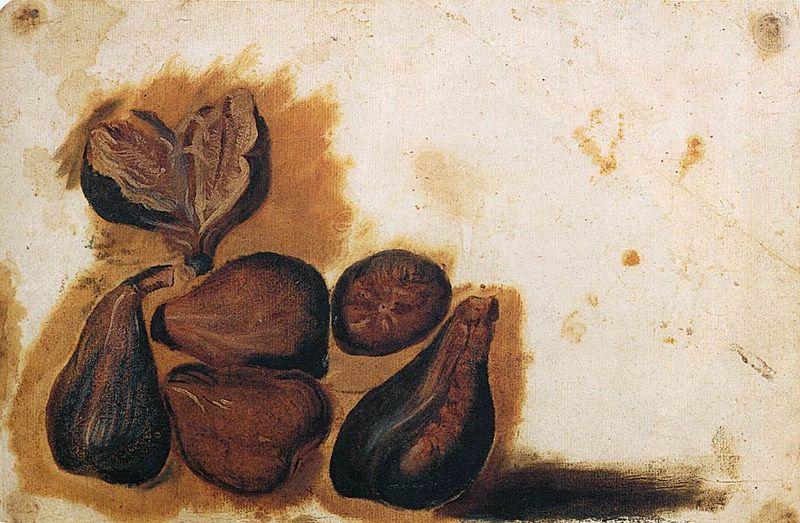 Simone Peterzano Still-Life of Figs oil painting picture